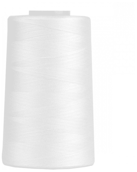 Нитки Sewing Thread 40/2 5000 ярд. цвет - белый 100% п/э в Краснослободске