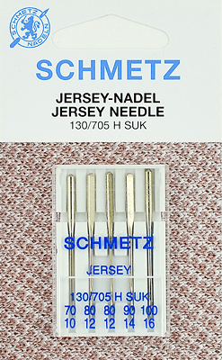 Иглы Schmetz джерси 130/705 H SUK (70x1, 80x2, 90x1, 100x1) 5 шт в Краснослободске